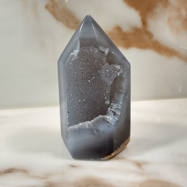 Druzy agaat punt #108 - Afbeelding 2
