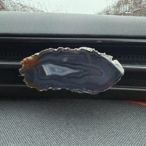 Mini agaat schijfje voor in de auto #14
