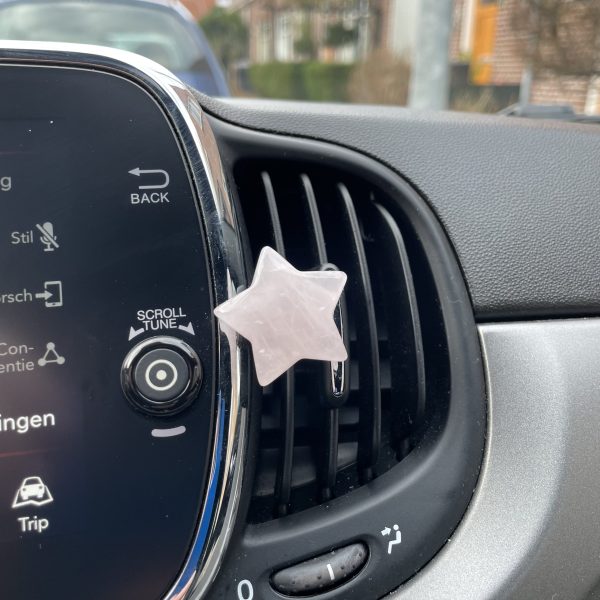 Rozenkwarts ster voor in de auto - Afbeelding 2