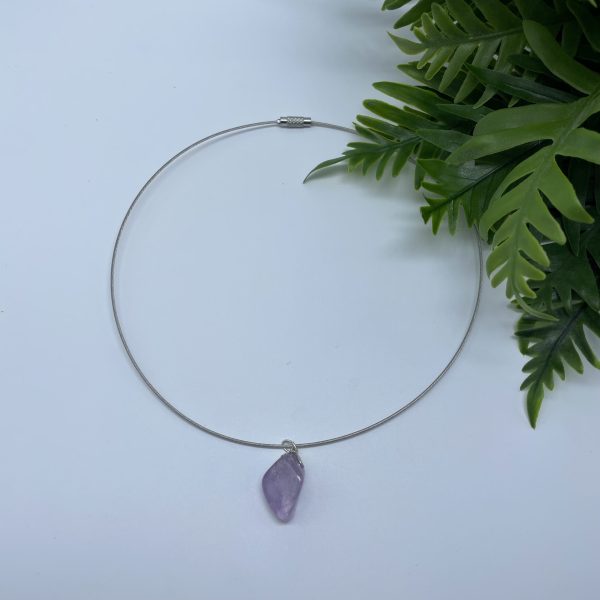 Metalen halsketting - zilver - Afbeelding 2