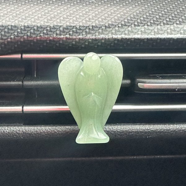 Aventurijn engel voor in de auto
