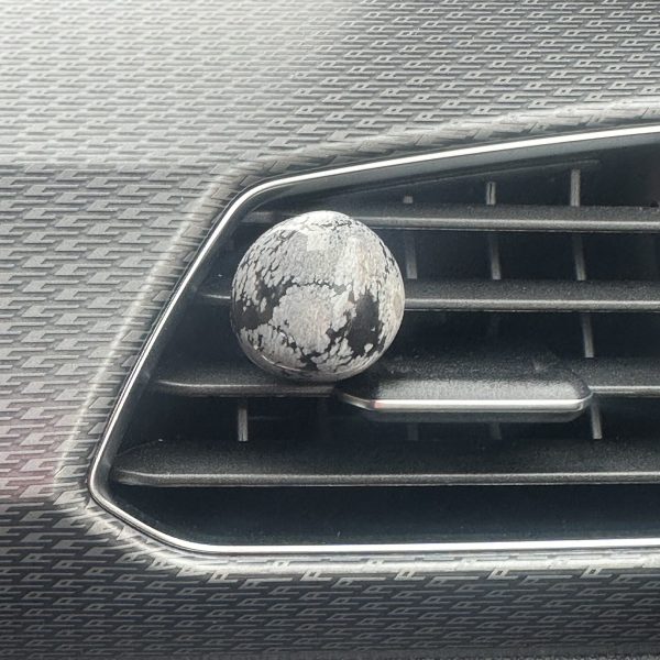 Sneeuwvlok obsidiaan voor in de auto
