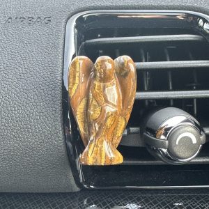 Tijgerijzer engel voor in de auto