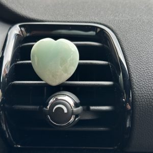 Amazoniet hart voor in de auto