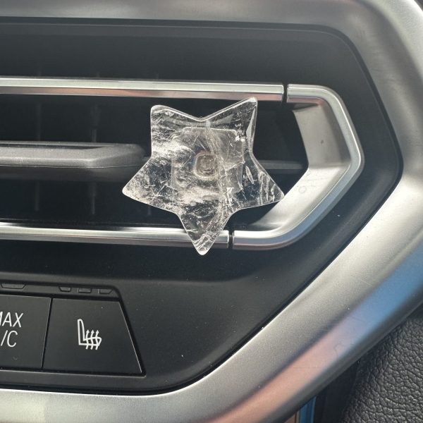 Bergkristal ster voor in de auto