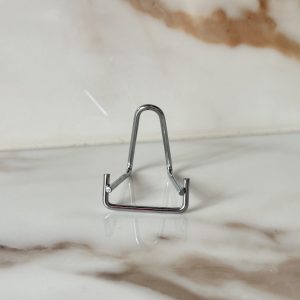 Edelsteen houder (zilver) maat s