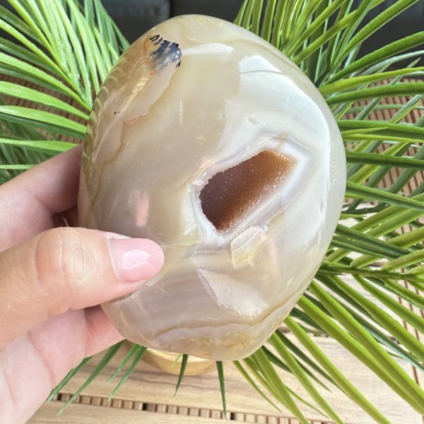 Agaat geode sculptuur #351 - Afbeelding 2