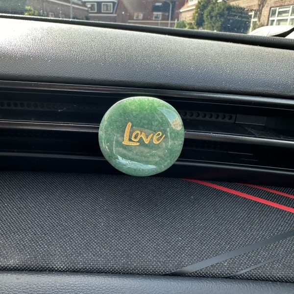 Aventurijn love edelsteen voor in de auto