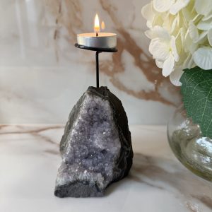 Amethist waxinelichthouder #84