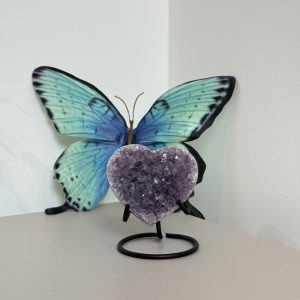 Amethist hartje op standaard #33