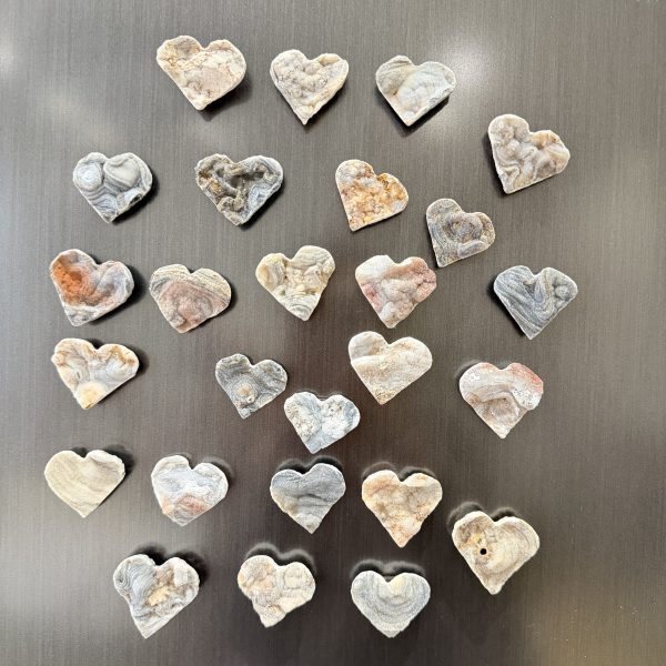 Chalcedoon hart magneet (Cadeautip) - Afbeelding 2