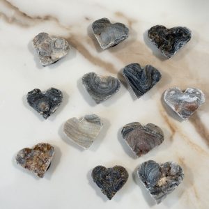 Chalcedoon hart magneet (Cadeautip)