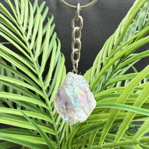 Aura-Amethist Sleutelhanger
